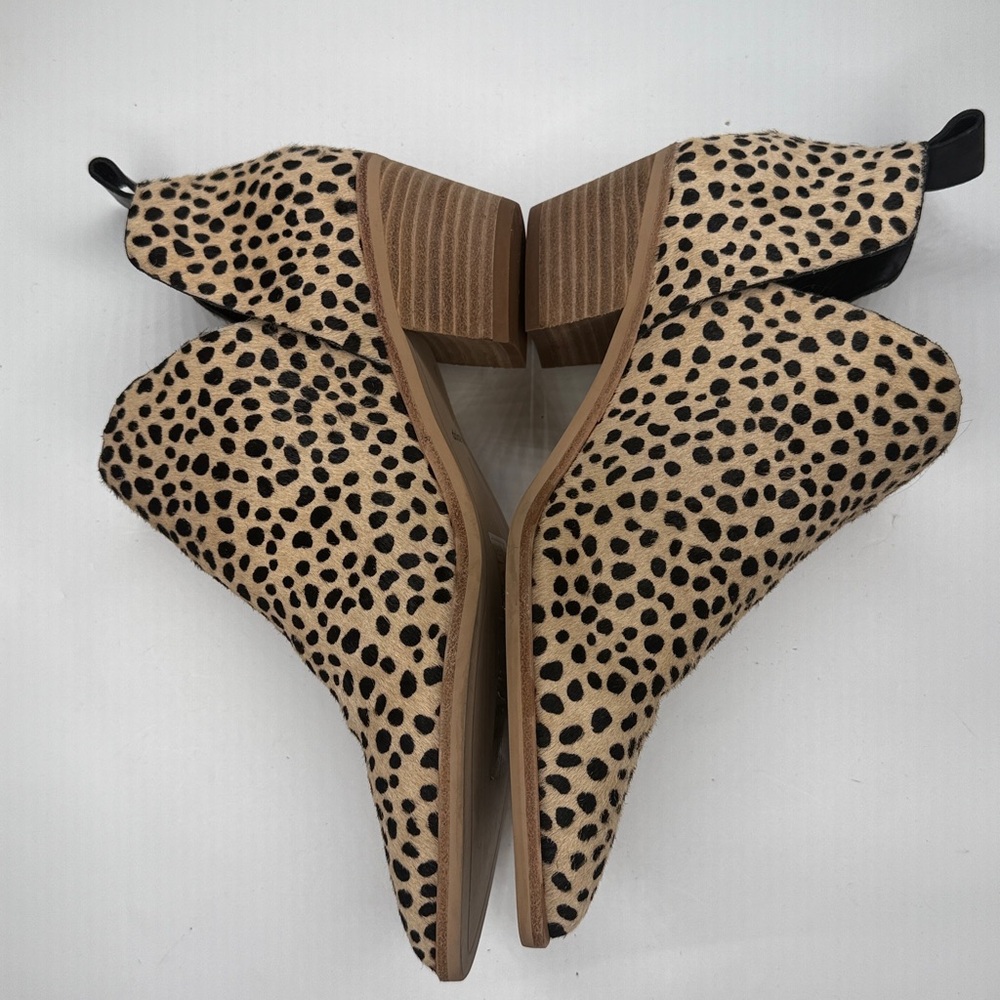 Dolce Vita Santo II Animal Print Heel Booties Boots S-462 Sz 8 - Picture 4 of 11